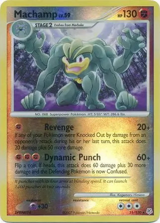 Diamond & Pearl Machamp #31/130 reverse holo